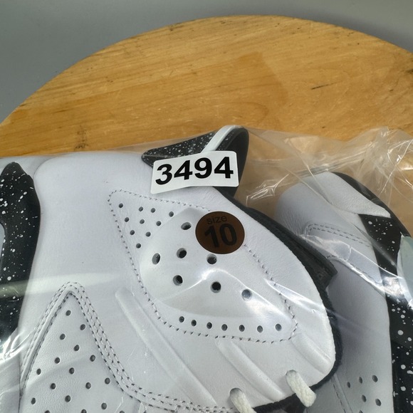 Nike Air Jordan 6 Retro‎ Reversed Oreo Mens Size 10 Shoes White Black CT8529-112 main image 6